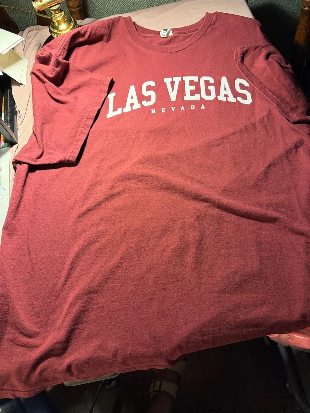 Las Vegas Nevada Men's Maroon Graphic Shirt